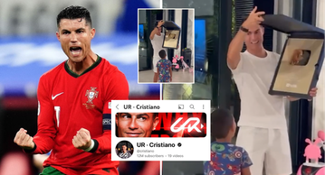 Ronaldo shows Messi who’s the GOAT as Al Nassr star receives Golden plaque from YouTube after shattering 3 records in 1 day