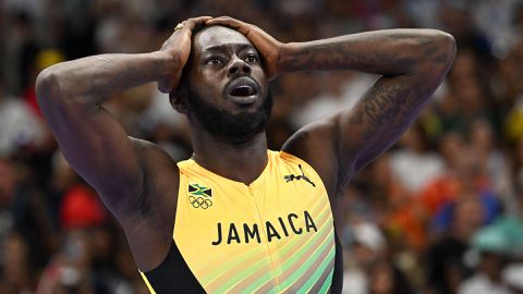 Jamaica's Rasheed Broadbell beats Olympic champion Grant Holloway to win men's 110m hurdles in Lausanne