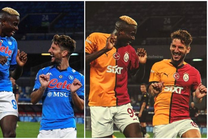 Friends Reunited! Osimhen and Mertenz in Galatasaray.