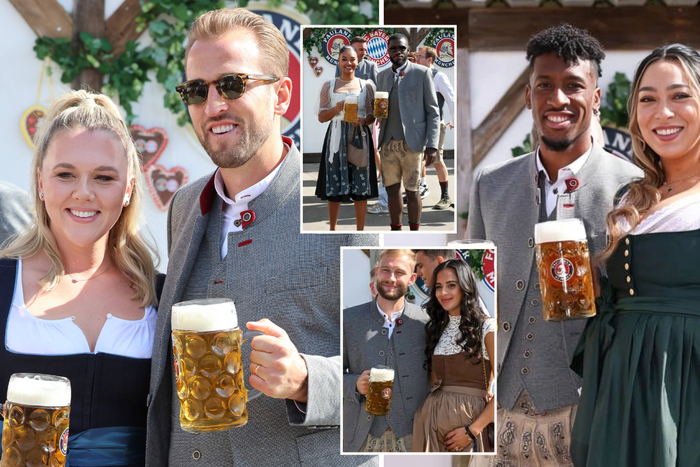 PHOTOS: Harry Kane and wife Katie lead Bayern Munich stars at Oktoberfest