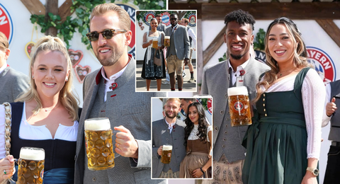 PHOTOS: Harry Kane and wife Katie lead Bayern Munich stars at Oktoberfest