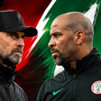 Super Eagles coach Eric Chelle and Germany's Jurgen Klopp