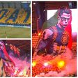 Al Nassr supporters honour Cristiano Ronaldo.