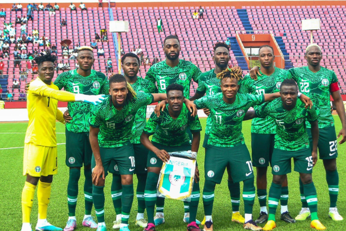 Super Eagles of Nigeria squad line up || Image credit: Imago