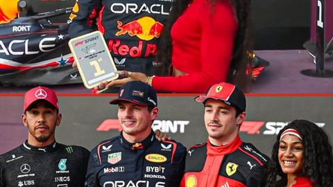Sha'Carri Richardson in awe after gifting F1 stars Max Verstappen, Lewis Hamilton at US Grand Prix