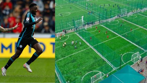 Ndidi: Super Eagles star unveils new Ajegunle Maracana Stadium facilities with Karim Adeyemi.