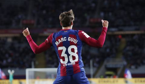 [Watch] Barcelona crown a new king as 17-year-old Marc Guiu shatters Blaugrana record