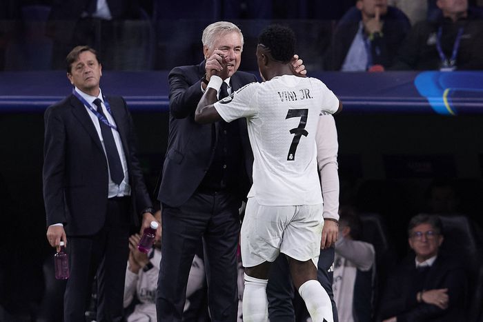 Carlo Ancelotti and Vinicius Junior | Imago