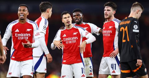 Own goal saves Trossard’s blushes as Arsenal survive missed penalty to beat Shakhtar