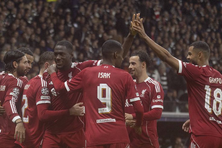 Liverpool celebrate their win over Frankfurt | Imago