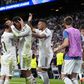 Jude Bellingham celebrating his goal with Real Madrid teammates || Image credit: Imago