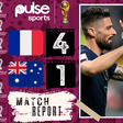 Mbappe help Giroud equal Henry's record as France 'murder' Australia