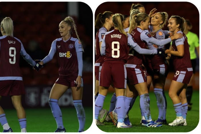 Alisha Lehmann scores two goals for Aston Villa