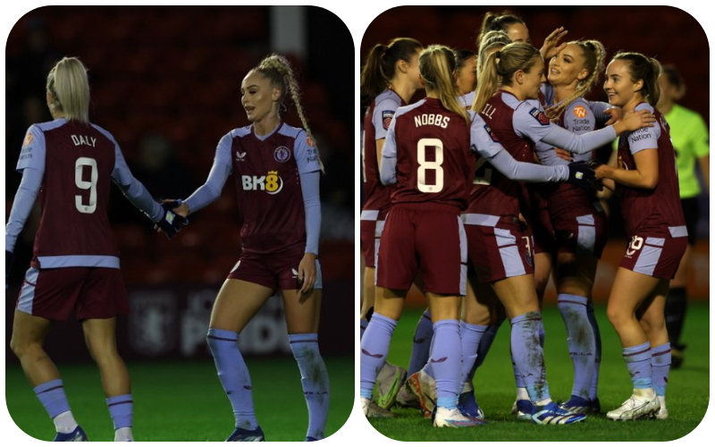 Alisha Lehmann 'World's most beautiful' footballer scores two stunning goals as Aston Villa