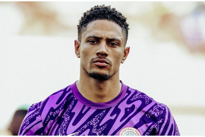 Nigerian and Super Eagles goalkeeper Maduka Okoye during the game against Rwanda.