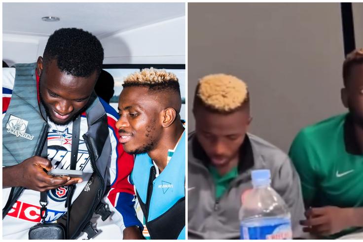 Victor Osimhen and Victor Boniface in the Super Eagles.