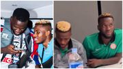 Victor Osimhen dubs Super Eagles teammate Boniface with new nickname after watching his video