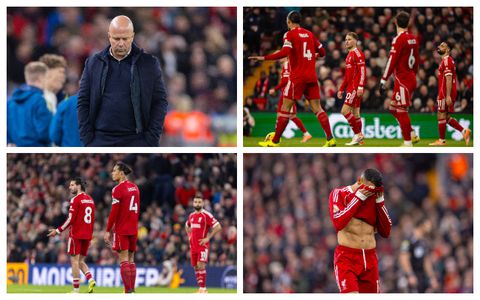 Slot’s job hangs on a thread as Liverpool suffer sixth defeat of the season