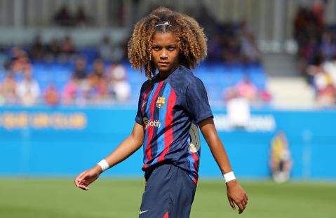 Half Nigerian Vicky Lopez becomes youngest player to play for Barcelona in Europe