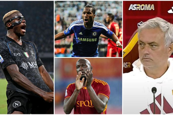 Jose Mourinho says top strikers like Osimhen and Lukaku can't compare to Drogba.