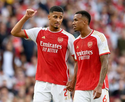 Arsenal defensive pairing || Credit: X