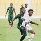 In Accra, the Home-based Super Eagles of Nigeria labored to a 0-0 draw against the Black Galaxies in their Jollof Battle CHAN 1st leg qualifier. GFA