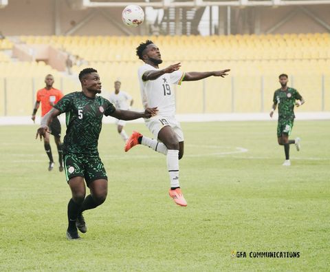 In Accra, the Home-based Super Eagles of Nigeria labored to a 0-0 draw against the Black Galaxies in their Jollof Battle CHAN 1st leg qualifier. GFA