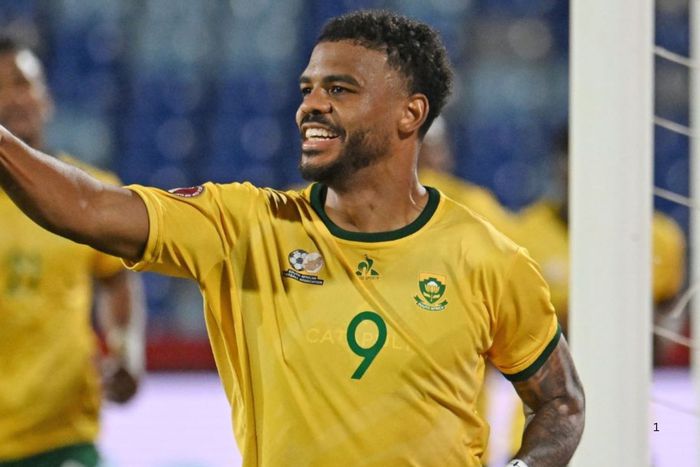 Lyle Foster celebrates his goal against Angola. || X