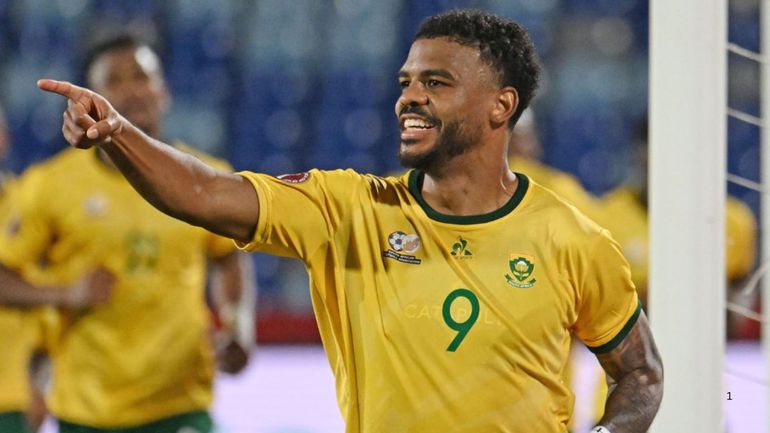 Lyle Foster celebrates his goal against Angola. || X