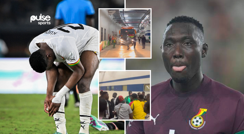 AFCON 2023: Journalists go crazy, barricade Ghana team bus, attack ...