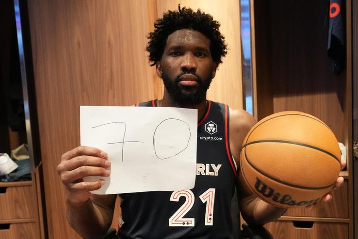 Joel Embiid Makes History, Scores 70 Points to break Wilt Chamberlain's 76ers Record