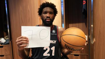 Joel Embiid Makes History, Scores 70 Points to break Wilt Chamberlain's 76ers Record