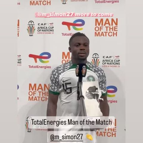 Nigerians are not happy with Moses Simon despite the Super Eagles' 1-0 win against Guinea-Bissau in their final AFCON 2023 group game.