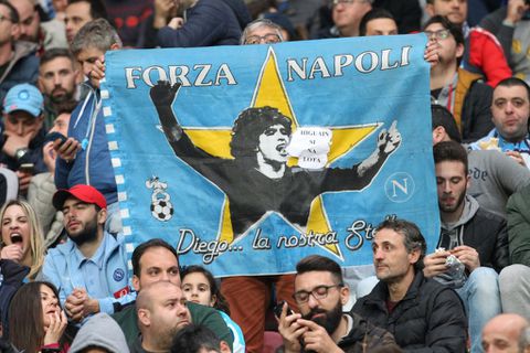 Maradona on Napoli's side for Barca showdown, says Spalletti