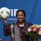 FIFA Secretary General Samoura reacts as Women's World Cup gets 32 participants
