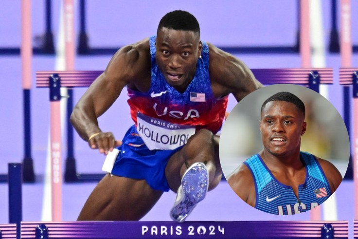 I learned from the best: Olympic champion Grant Holloway gives Christian Coleman his flowers for being the greatest in the sport