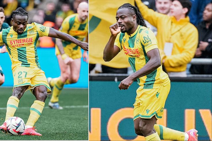 Moses Simon dedicates goal to new baby: Super Eagles star propels Nantes to 3-1 win against Lens