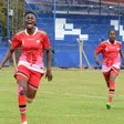 Cynthia Musungu celebrating one of her goals