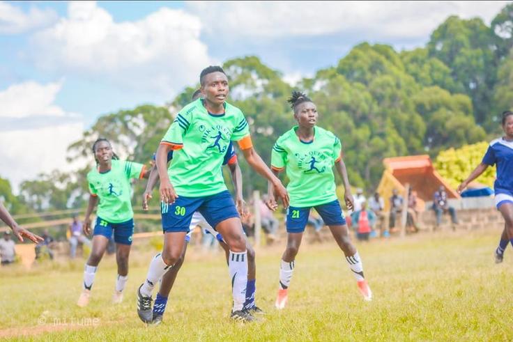 Wendy Atieno in action for Thika Queens