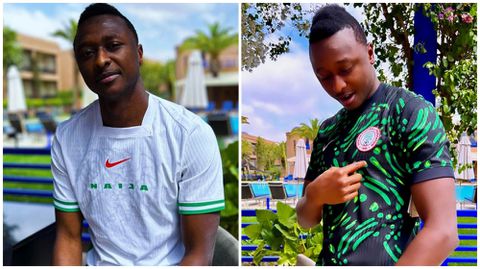 From Pitch to Runway: Super Eagles' Sadiq models Nike's stylish new kits after Ghana win