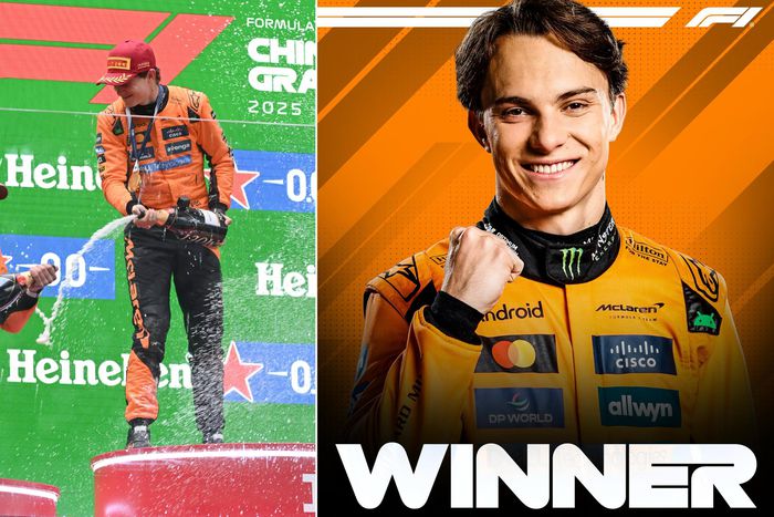Chinese GP Results: Oscar Piastri claims victory as McLaren secure milestone one-two finish amid sensational start to season