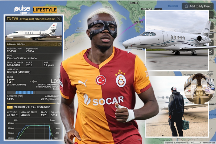 Victor Osimhen: Highest-Paid Super Eagles Star Spends Over ₦81 MILLION on a Cessna Private Jet Every Time He Returns to "His Miami"