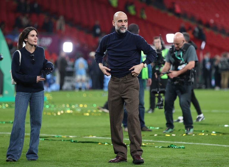 Guardiola and his daughter Maria || Imago