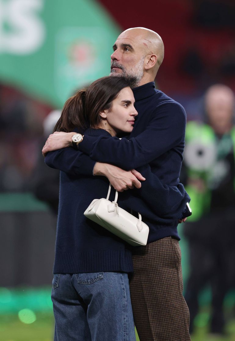 Guardiola and his daughter Maria || Imago