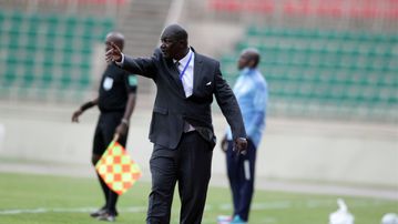 Matano reacts to disallowed Macharia's goal against Nzoia Sugar