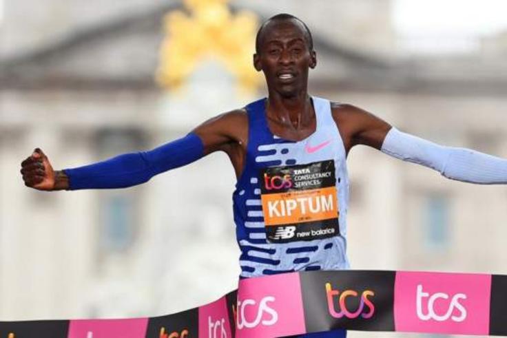 Kelvin Kiptum wins the 2023 London Marathon