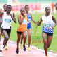 Junior athletes in action during the Africa Under 18/20 championships trials