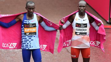 Ruto leads tributes for London conquerors Kiptum, Kamworor and Jepchirchir