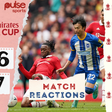 Reactions as Man United edge Brighton on penalties to reach FA Cup final