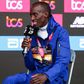 Kelvin Kiptum after winning the 2023 London Marathon.